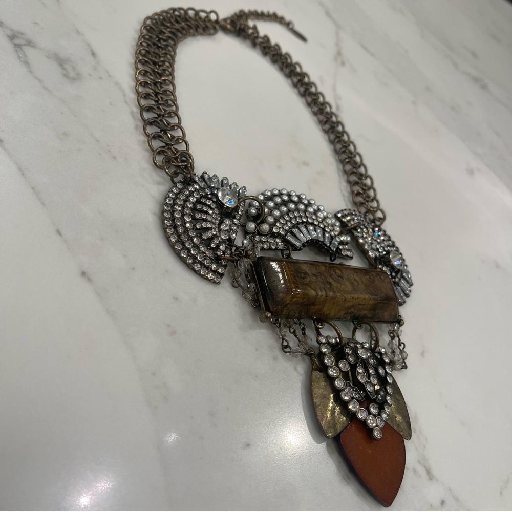 Nordstrom Statement Adjustable Chocker Necklace - image 2